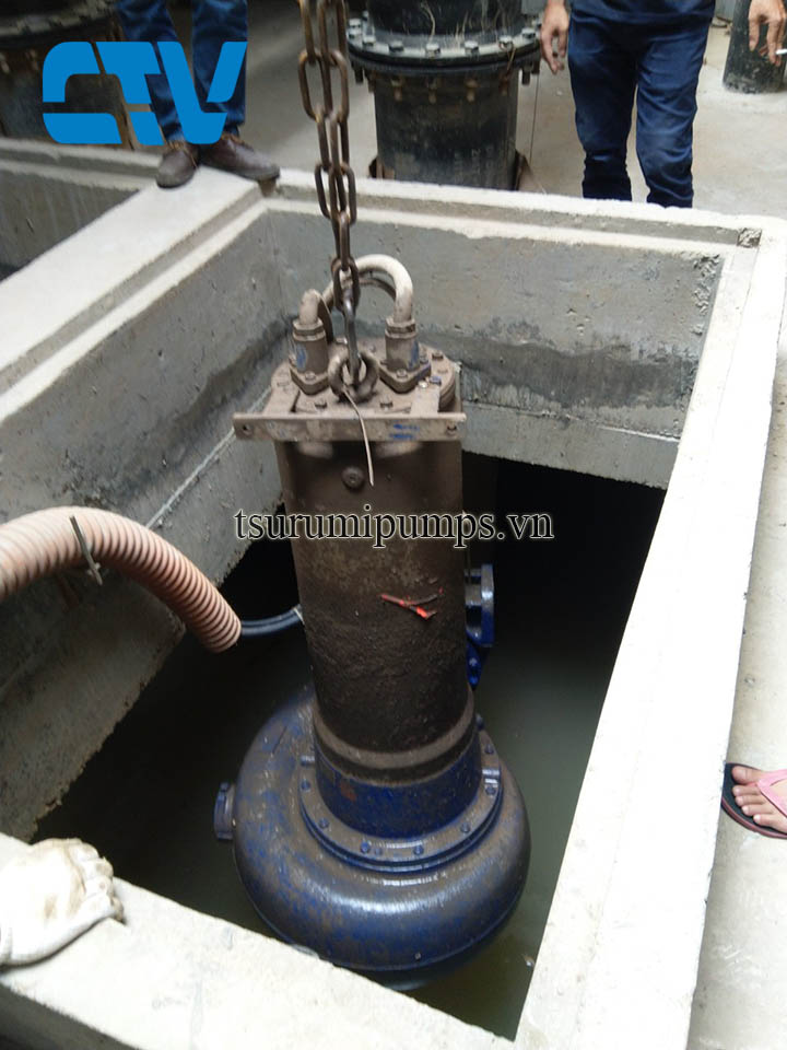 Nguyên nhân máy bơm thả chìm không lên nước