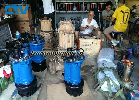 Thay phớt máy bơm nước thải Tsurumi