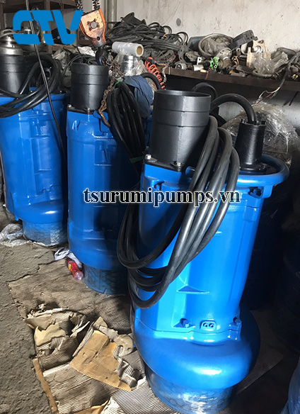 Cho thuê máy bơm chìm Tsurumi Nhật