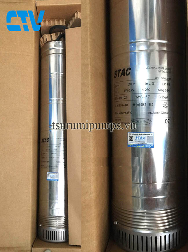 Máy bơm nước hỏa tiễn Stac Italy chính hãng, giá tốt
