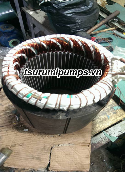 Quấn lại động cơ máy bơm chìm nước thải công suất lớn