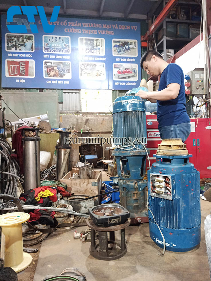 Sửa chữa máy bơm trục đứng Pentax chất lượng, giá rẻ