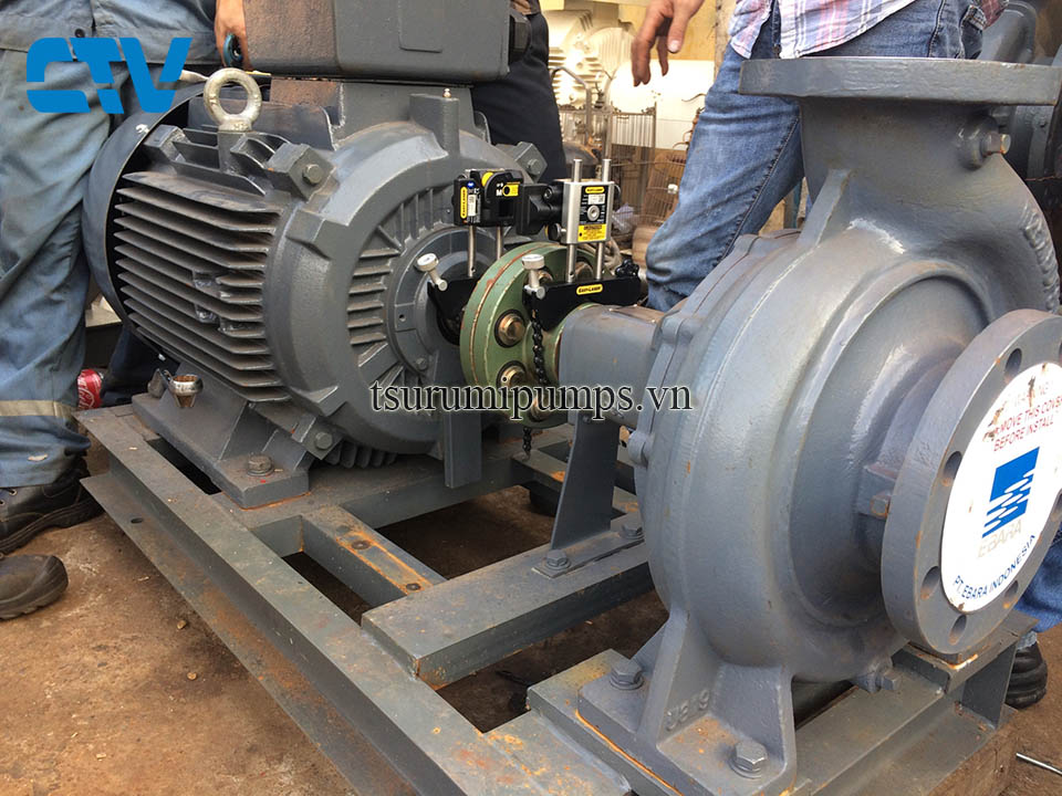 Sửa máy bơm trục rời Ebara tại miền Bắc