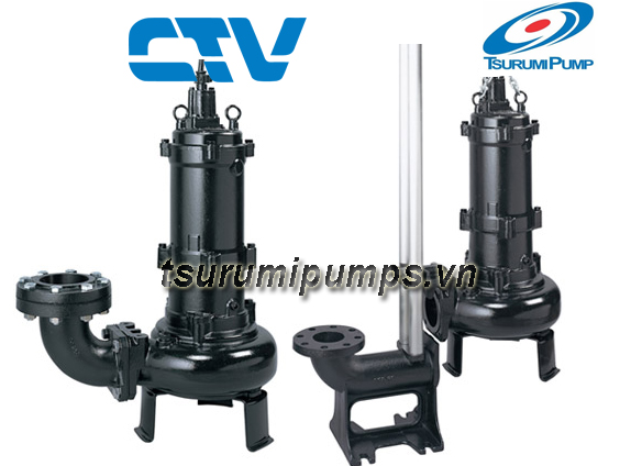 Máy bơm chìm cắt rác Tsurumi CX