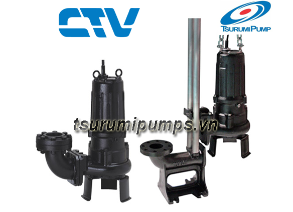 Máy bơm chìm cắt rác Tsurumi CR