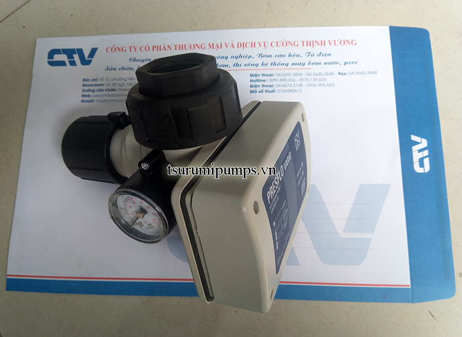 Bộ điều khiển và bảo vệ máy bơm tăng áp bằng mạch điện tử Presflo Vario