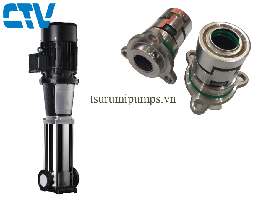 Seoca VMS 42 - 40 - Phớt 3 lỗ, phớt bơm trục đứng Seoca VMS