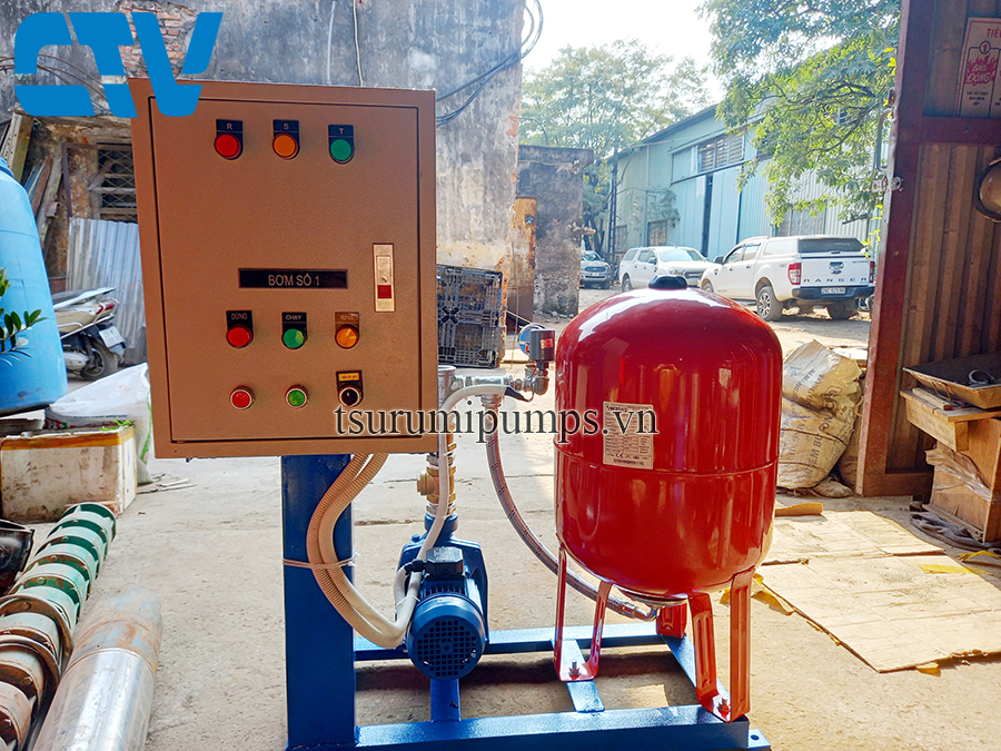 Tủ điện điều khiển hệ 1 máy bơm tăng áp