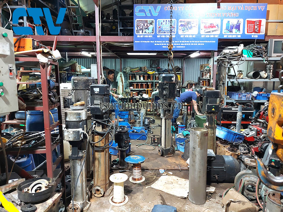 Sửa chữa, bảo dưỡng máy bơm trục đứng uy tín, chuyên nghiệp