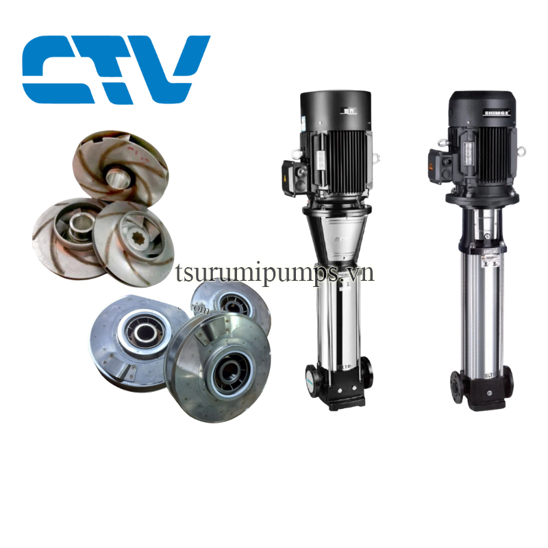 Cánh, chén bơm trục đứng Shimge BL/BLT 4 - 16